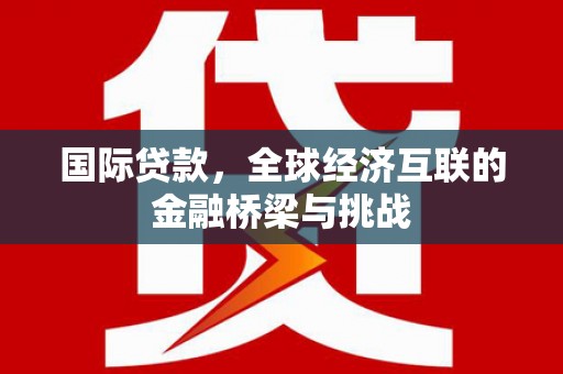 西峡国际贷款，全球经济互联的金融桥梁与挑战