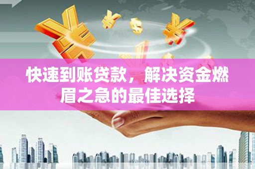 西峡快速到账贷款，解决资金燃眉之急的最佳选择