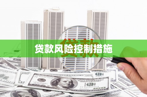 西峡贷款风险控制措施