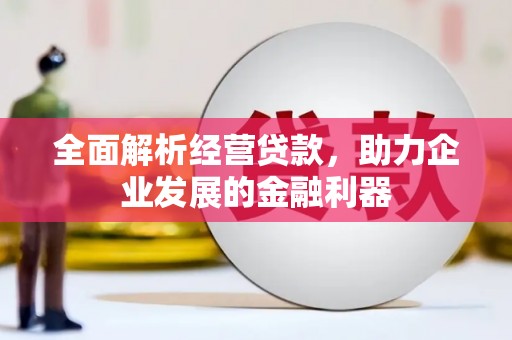 西峡全面解析经营贷款，助力企业发展的金融利器