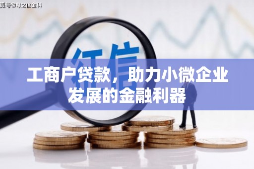 西峡工商户贷款，助力小微企业发展的金融利器