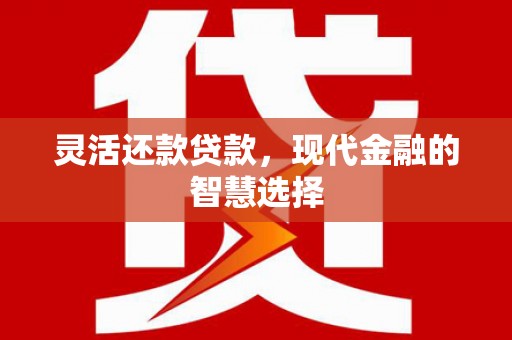 西峡灵活还款贷款，现代金融的智慧选择
