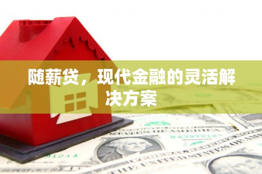 西峡随薪贷，现代金融的灵活解决方案