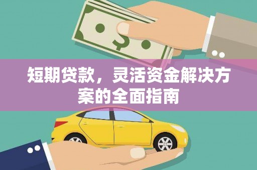 西峡短期贷款，灵活资金解决方案的全面指南