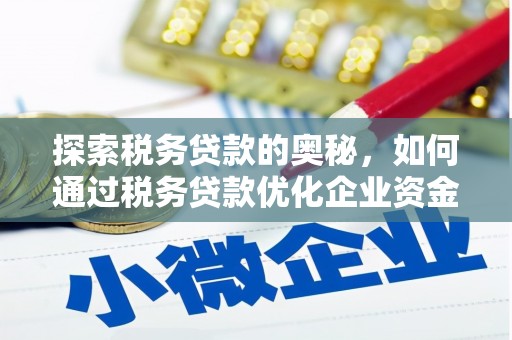 西峡探索税务贷款的奥秘，如何通过税务贷款优化企业资金流