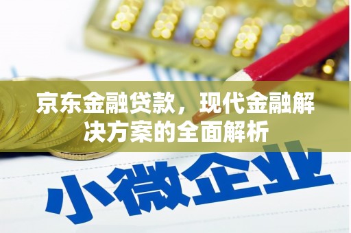 西峡京东金融贷款，现代金融解决方案的全面解析