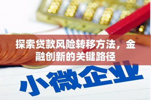西峡探索贷款风险转移方法，金融创新的关键路径