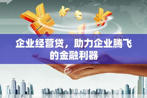 西峡企业经营贷，助力企业腾飞的金融利器