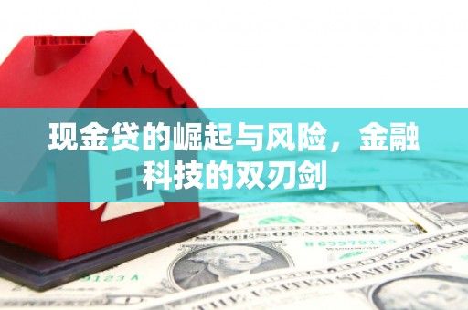 西峡现金贷的崛起与风险，金融科技的双刃剑