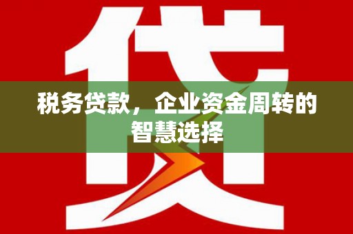 西峡税务贷款，企业资金周转的智慧选择