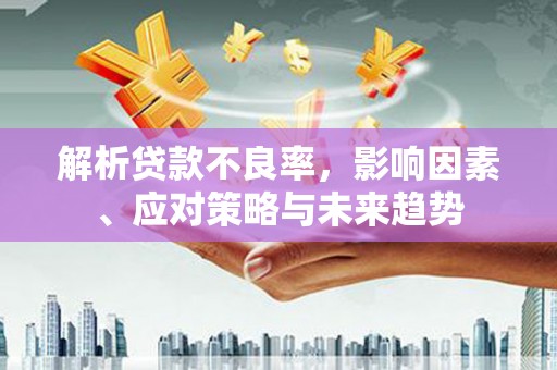 西峡解析贷款不良率，影响因素、应对策略与未来趋势