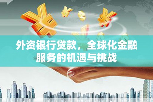 西峡外资银行贷款，全球化金融服务的机遇与挑战