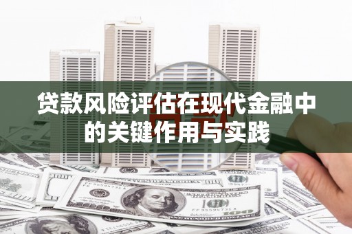 西峡贷款风险评估在现代金融中的关键作用与实践