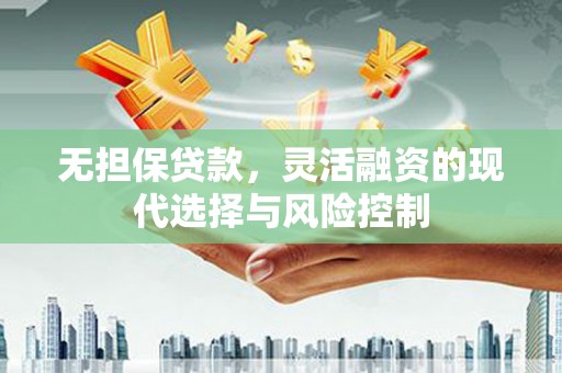 西峡无担保贷款，灵活融资的现代选择与风险控制
