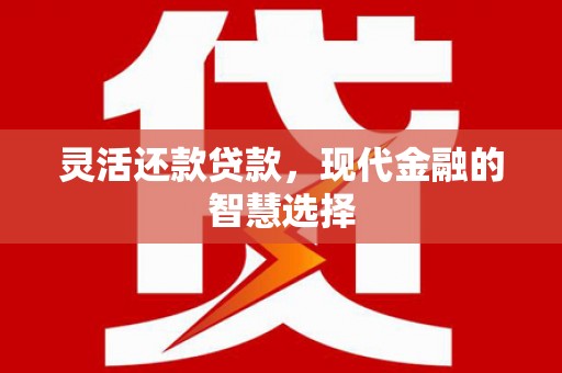 西峡灵活还款贷款，现代金融的智慧选择
