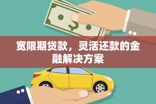 西峡宽限期贷款，灵活还款的金融解决方案