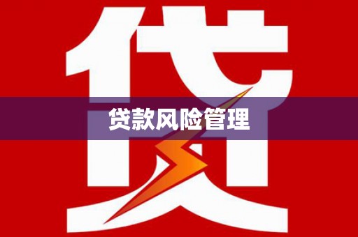 西峡贷款风险管理