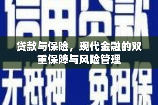 西峡贷款与保险，现代金融的双重保障与风险管理