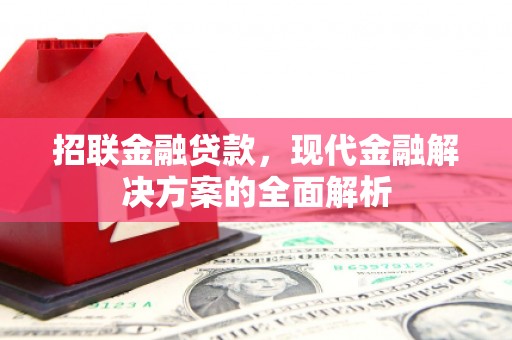西峡招联金融贷款，现代金融解决方案的全面解析