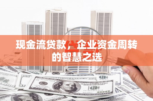 西峡现金流贷款，企业资金周转的智慧之选