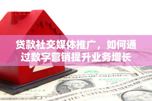 西峡贷款社交媒体推广，如何通过数字营销提升业务增长