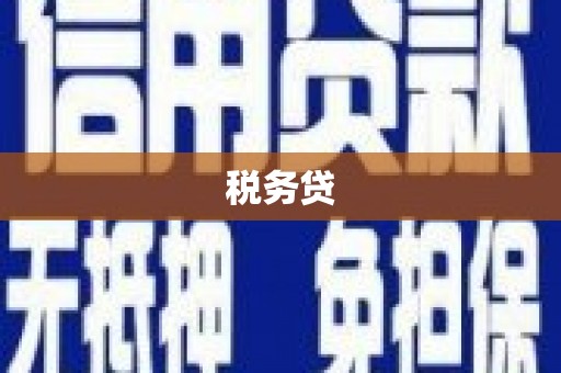 西峡税务贷