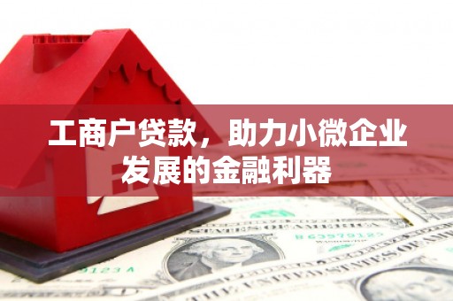 西峡工商户贷款，助力小微企业发展的金融利器
