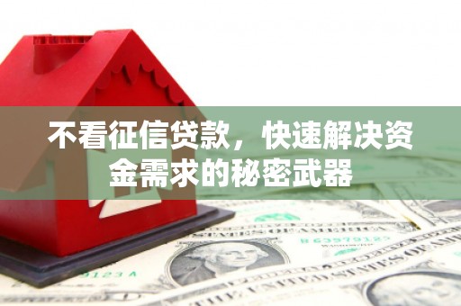 西峡不看征信贷款，快速解决资金需求的秘密武器