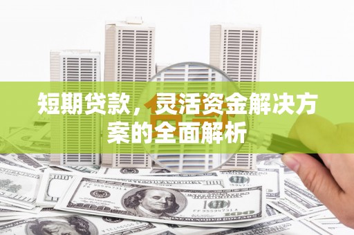 西峡短期贷款，灵活资金解决方案的全面解析