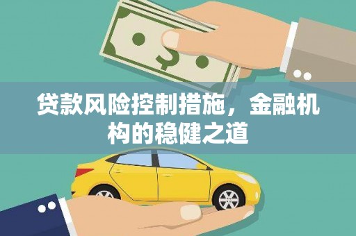 西峡贷款风险控制措施，金融机构的稳健之道