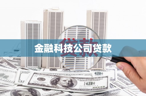 西峡金融科技公司贷款