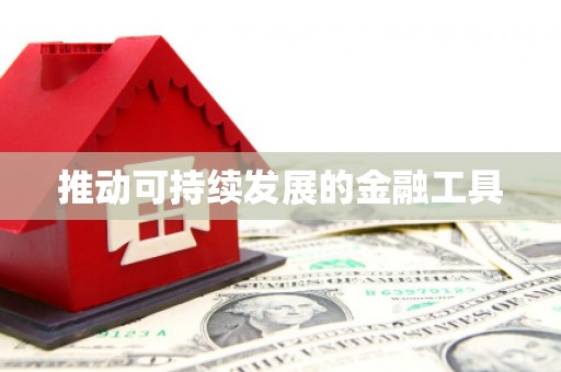 西峡推动可持续发展的金融工具